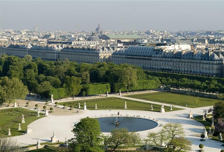 Jardin des Tuileries : Grand Carré, Cribier Pascal (né en 1953) Benech Louis (né en 1957)