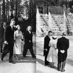 Visite de la reine Elisabeth II et du prince Philip en 1957